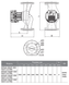 Циркуляційний насос BPS40-10SMF-250 NEXT 2.0 PRO, шнур живлення, приєднувальний комплект "NPO"